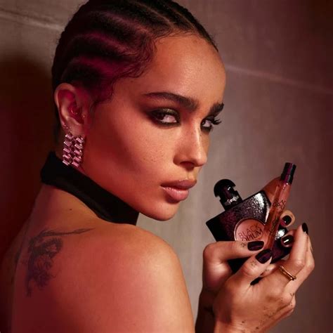 YSL Black Opium Werbung Zoe Kravitz 2018 